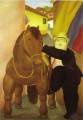 Man and Horse Fernando Botero